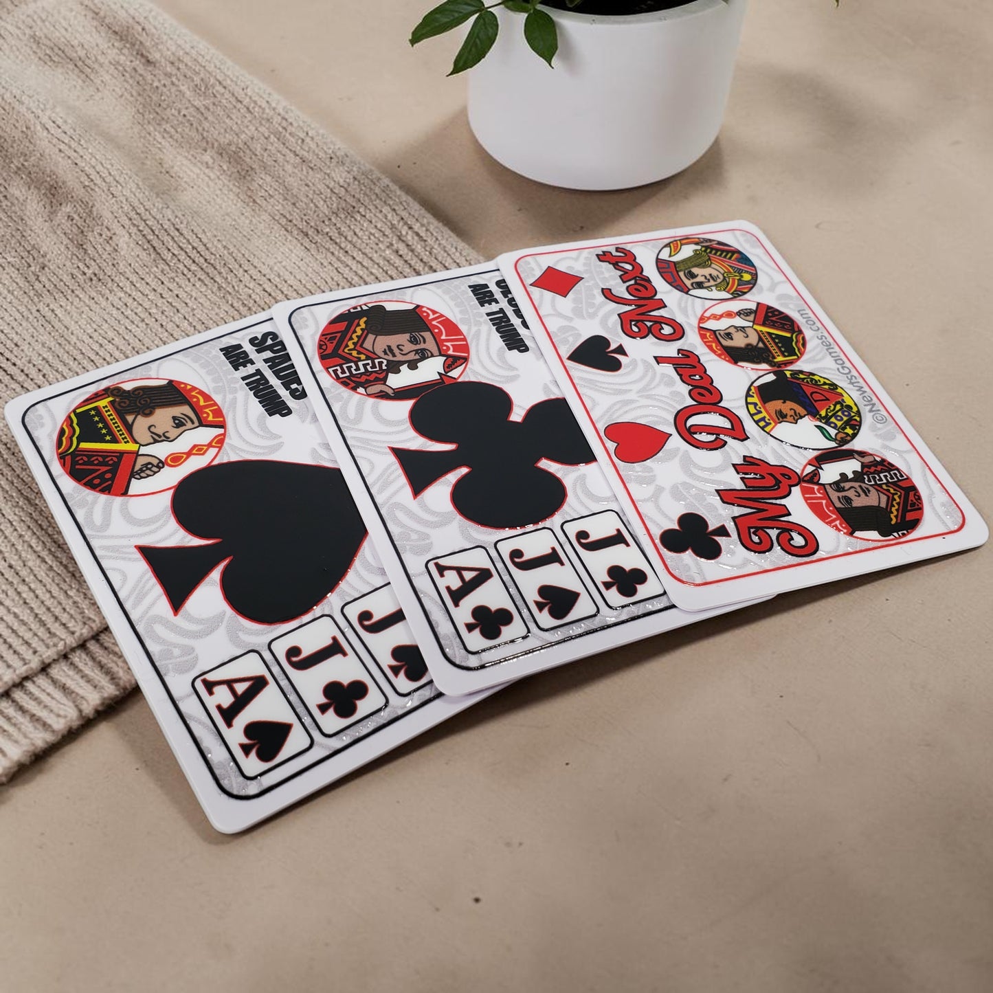 Euchre Suited Indicator Set: Time to Play Your Trump Card and euchre hand rankings
