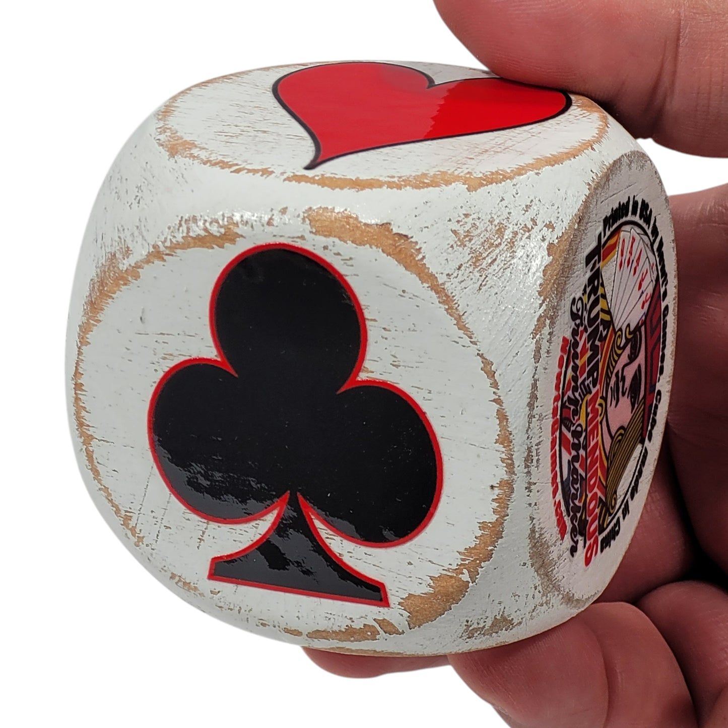 Maple Wood Trump Indicator: Original Trumpmendous suited marker for playing card games (2.5 inch)