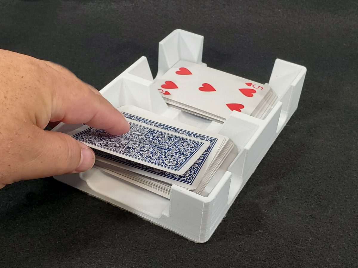 White Cardian Playing Card Tray or Caddy – Minimalist Design –… – Newt ...