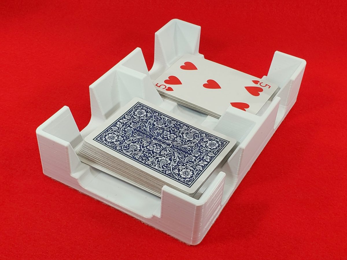 White Cardian Playing Card Tray or Caddy – Minimalist Design –… – Newt ...