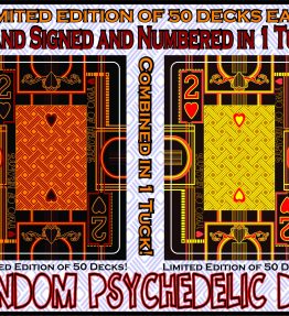 RANDOM PSYCHEDELIC DUO Set of Limited Edition (50 Sets) Playing Cards