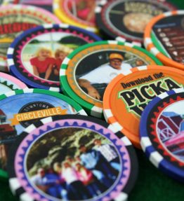 Customized Direct Print Poker Chips - Includes 100 Poker Chips