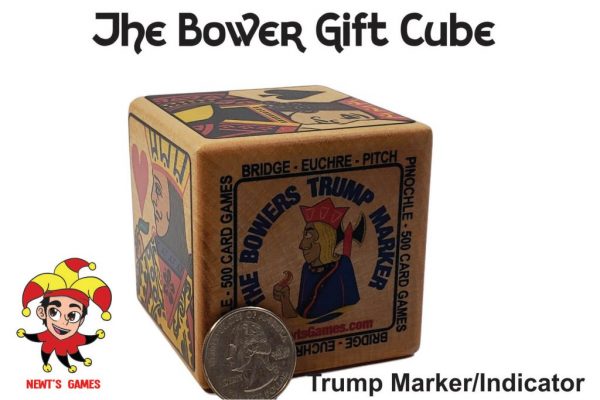The Bowers Trump Cube compared to quarter