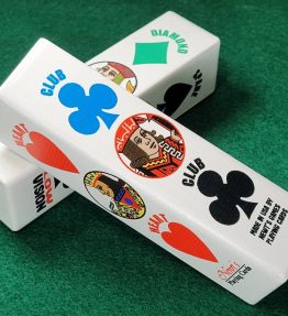Low-Vision suited trump marker with multicolored markings for low vision individuals, seniors or visually impaired - US Made for playing card games