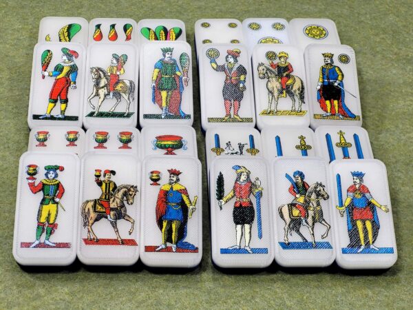 Italian Playing Card Dominoes