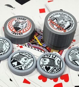 Suited Trump Marker Plastic Token Set