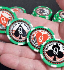 Poker Chip Playing Card Set: Casino Style, Cardian, Poker Run & Bowling