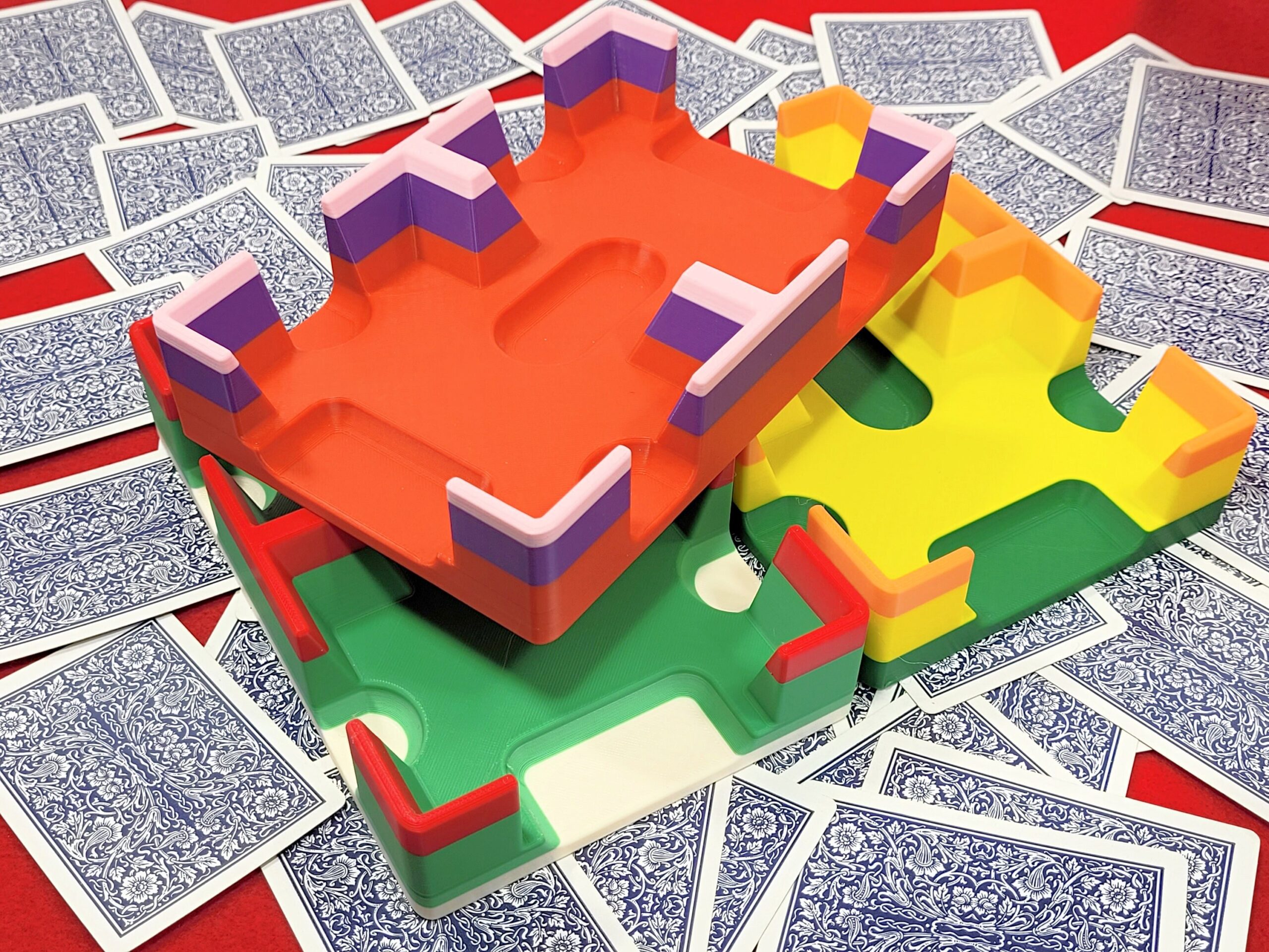 Colorful Playing Card Tray: Holds 2 Decks, Made in USA - Image 6