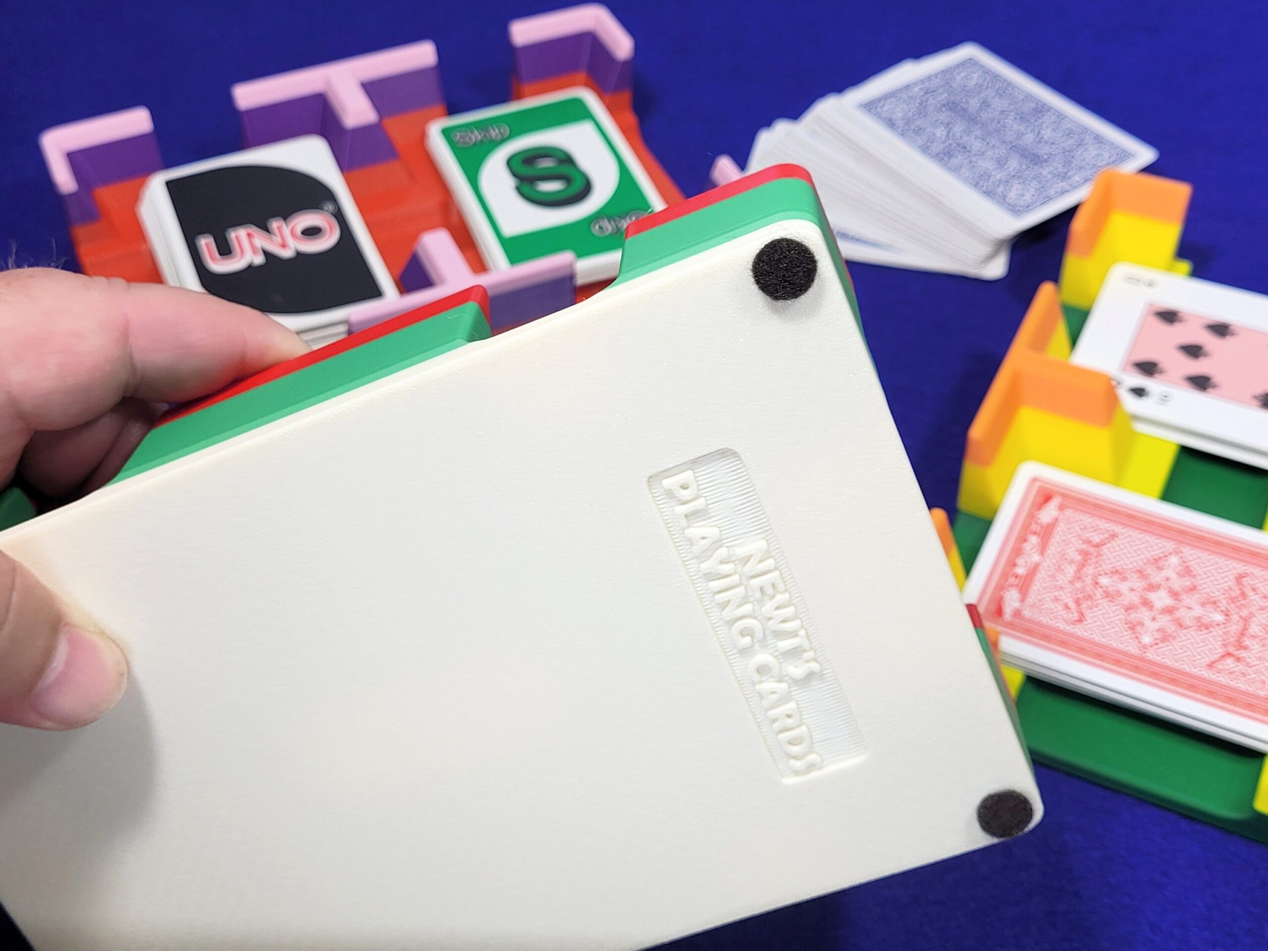 Colorful Playing Card Tray: Holds 2 Decks, Made in USA - Image 7