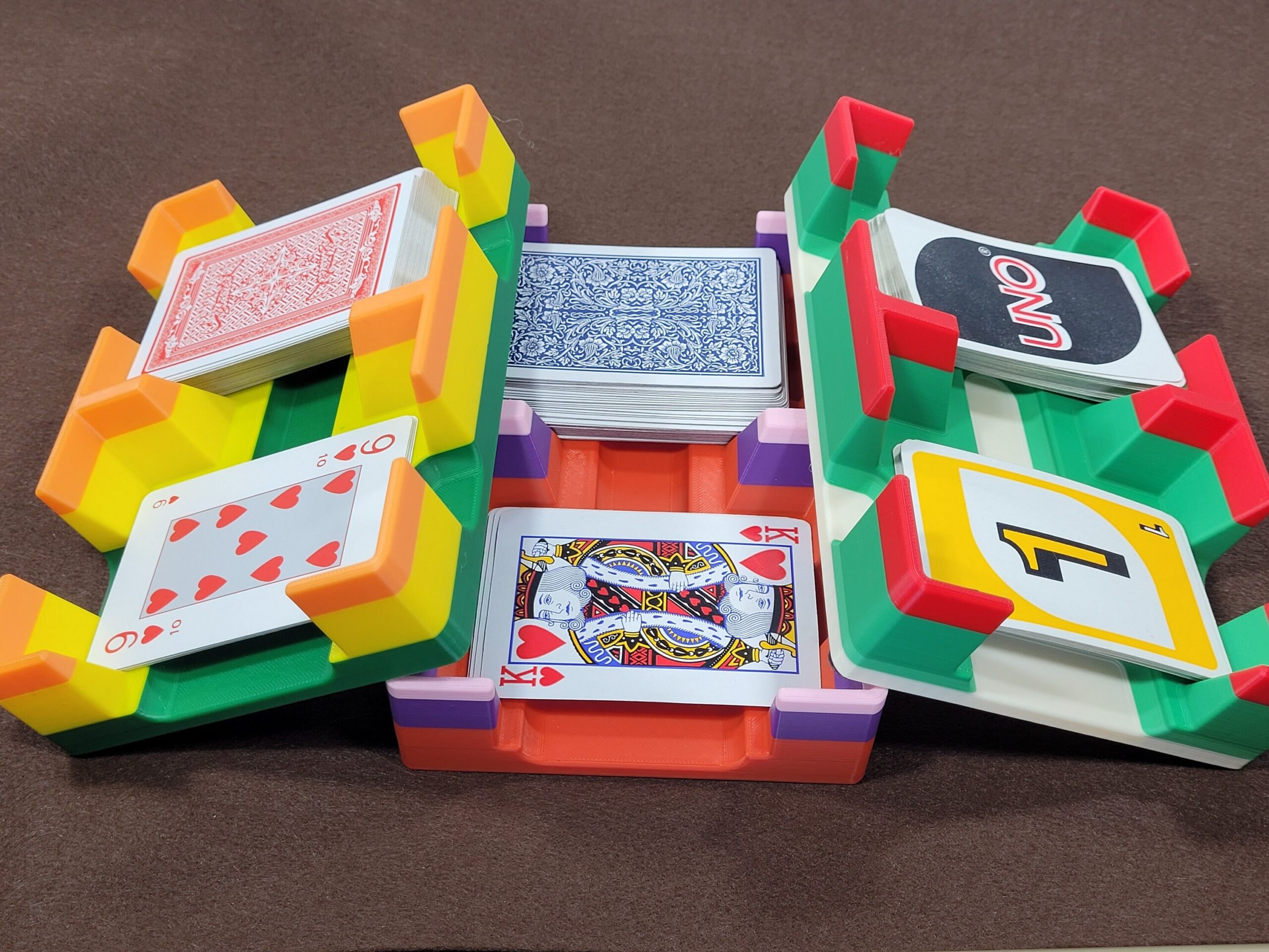 Colorful Playing Card Tray: Holds 2 Decks, Made in USA - Image 8
