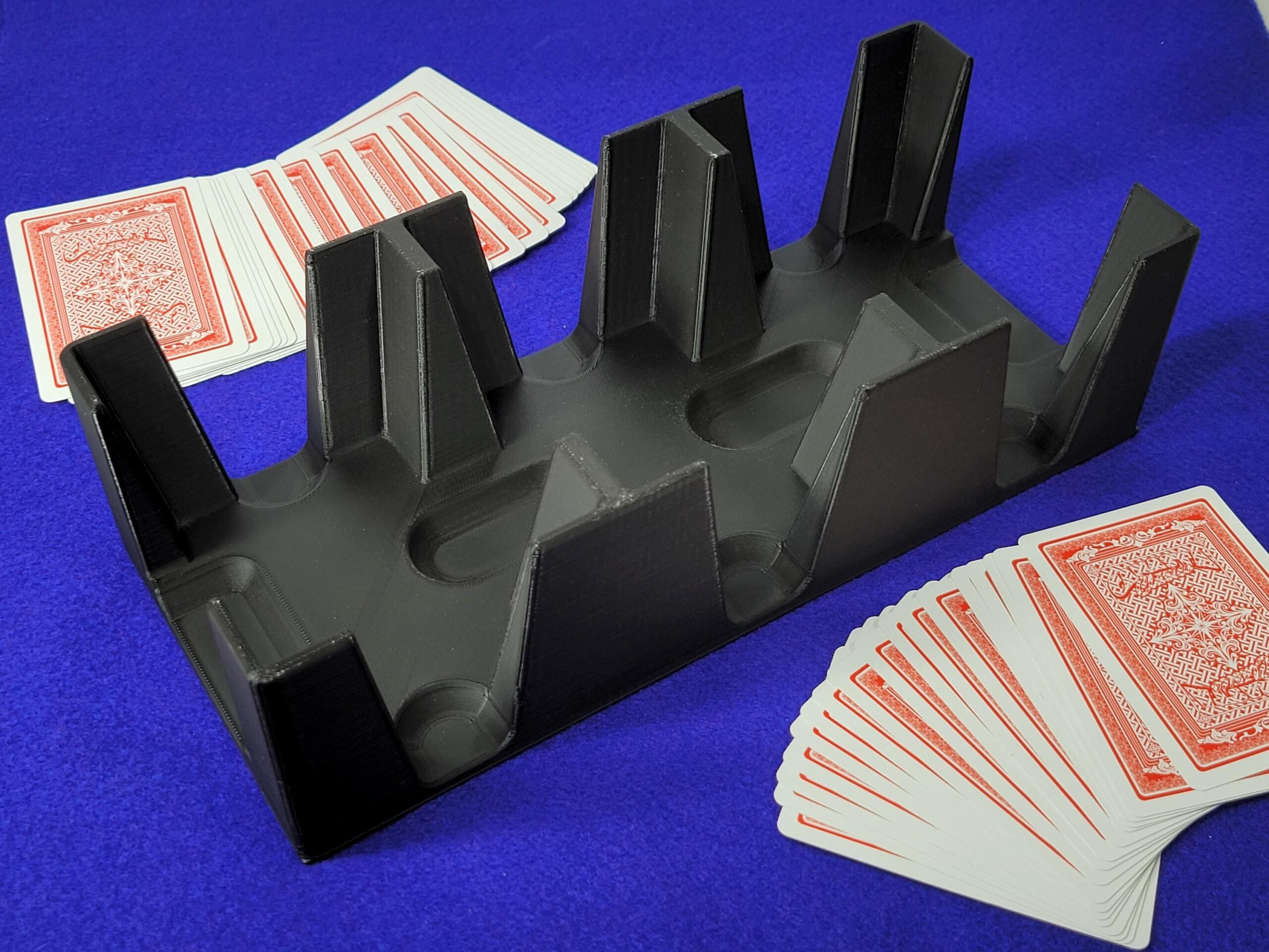 9-Deck Playing Card Tray: Canasta, Hand and Foot, Samba - Made in USA - Image 2