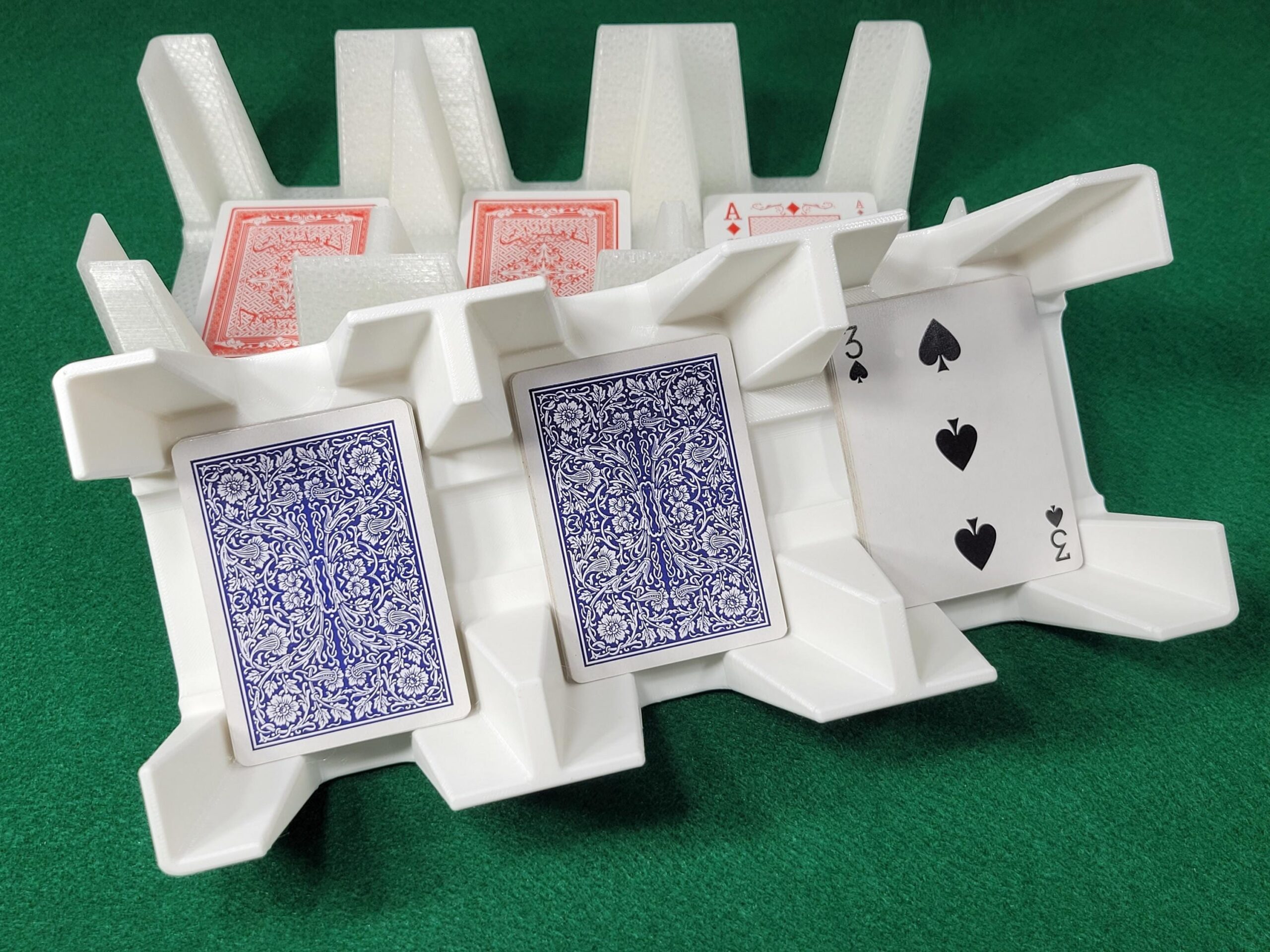 9-Deck Playing Card Tray: Canasta, Hand and Foot, Samba - Made in USA - Image 4