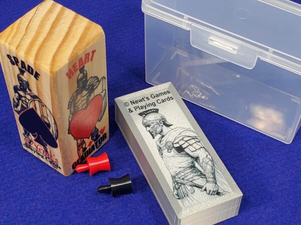 Gladiator Suited Marker and Scorekeeper Gift Set for Euchre Card Games - Image 8