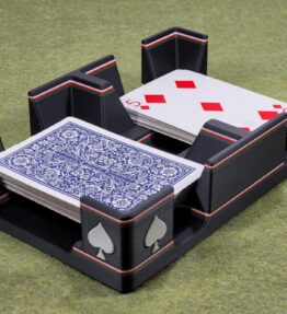 68d5a9ec8fd2079887950c34.jpg Suited Playing Card Tray: Ritzy Design, Draw & Discard Caddy