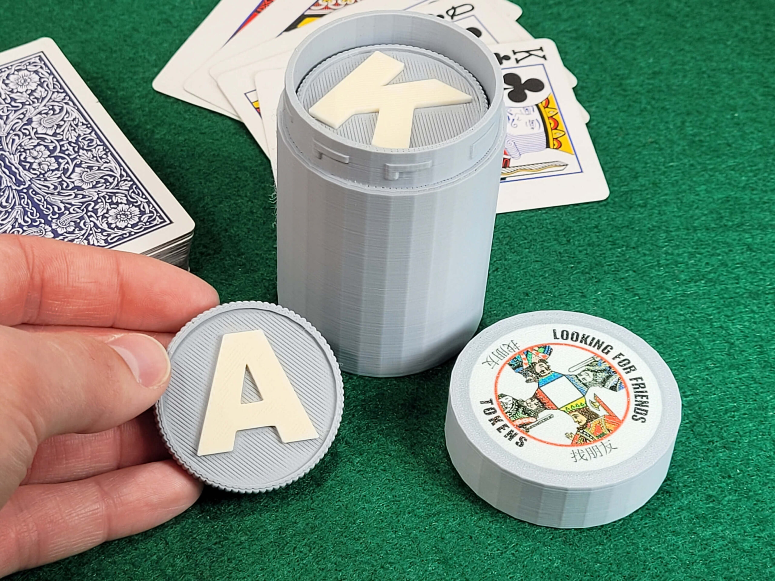 Looking for Friends Plastic Token Set - AKA Finding Friends or Zhăo Péngyou (找朋友) card game - Image 2