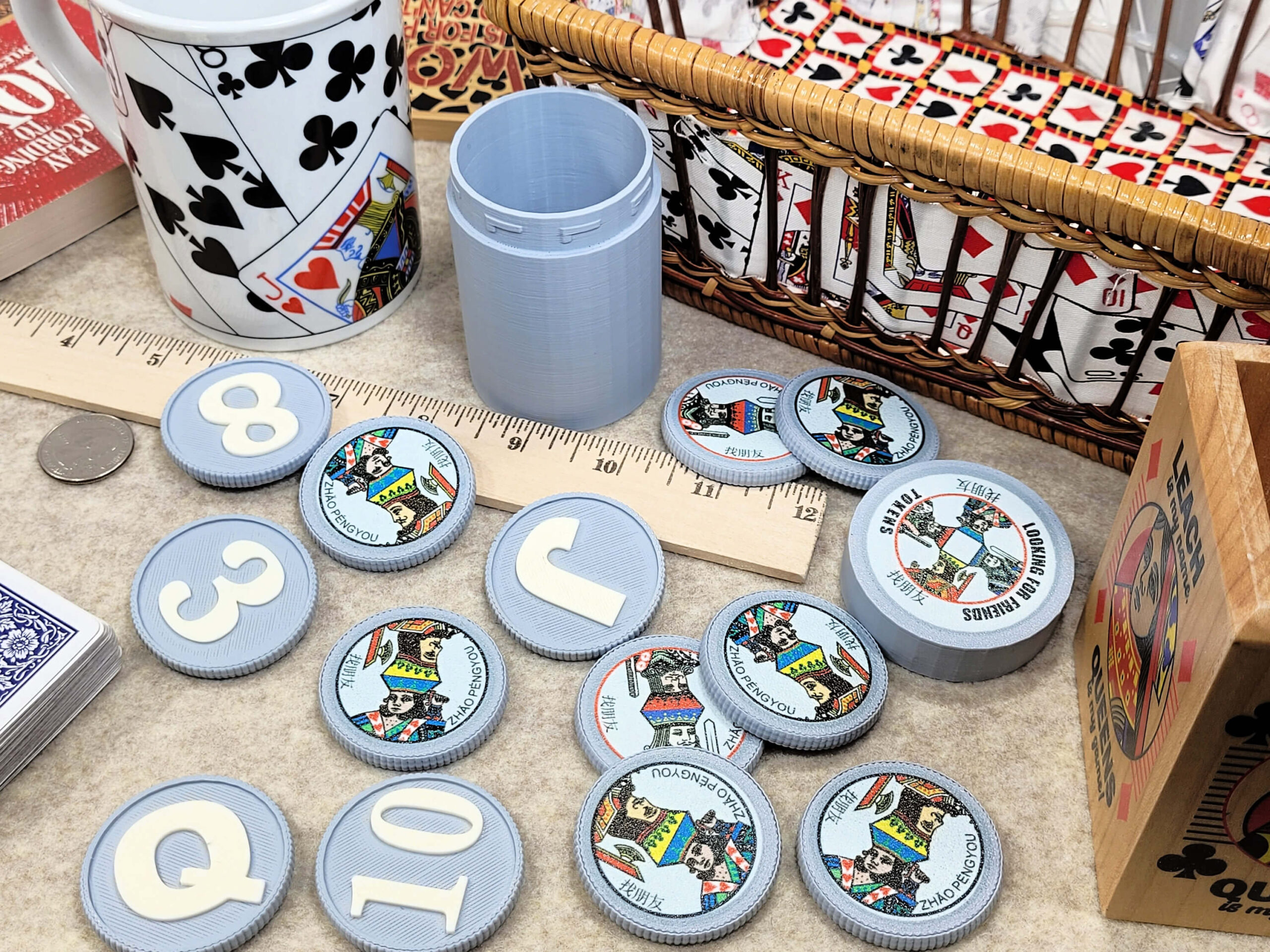 Looking for Friends Plastic Token Set - AKA Finding Friends or Zhăo Péngyou (找朋友) card game - Image 7