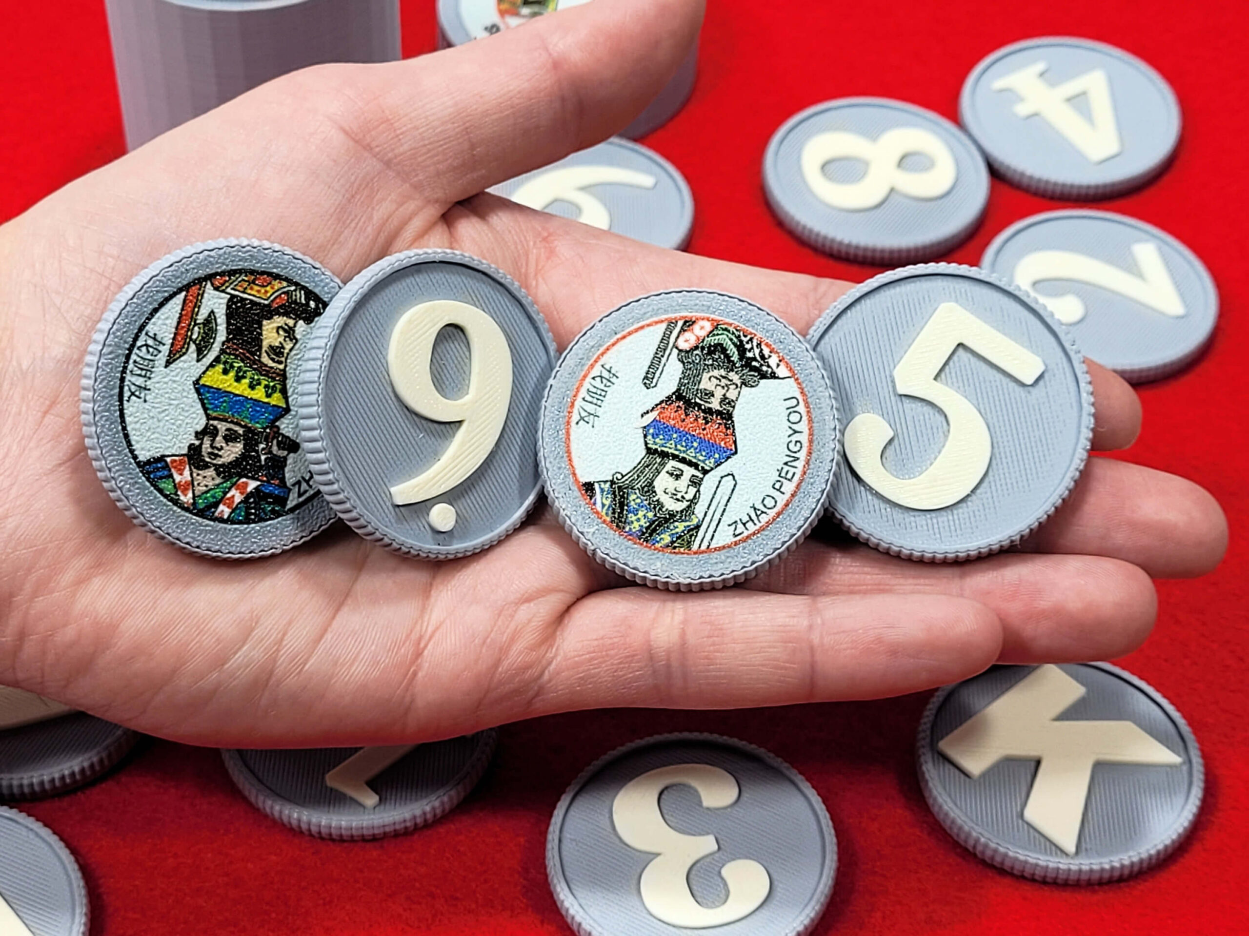 Looking for Friends Plastic Token Set - AKA Finding Friends or Zhăo Péngyou (找朋友) card game - Image 8