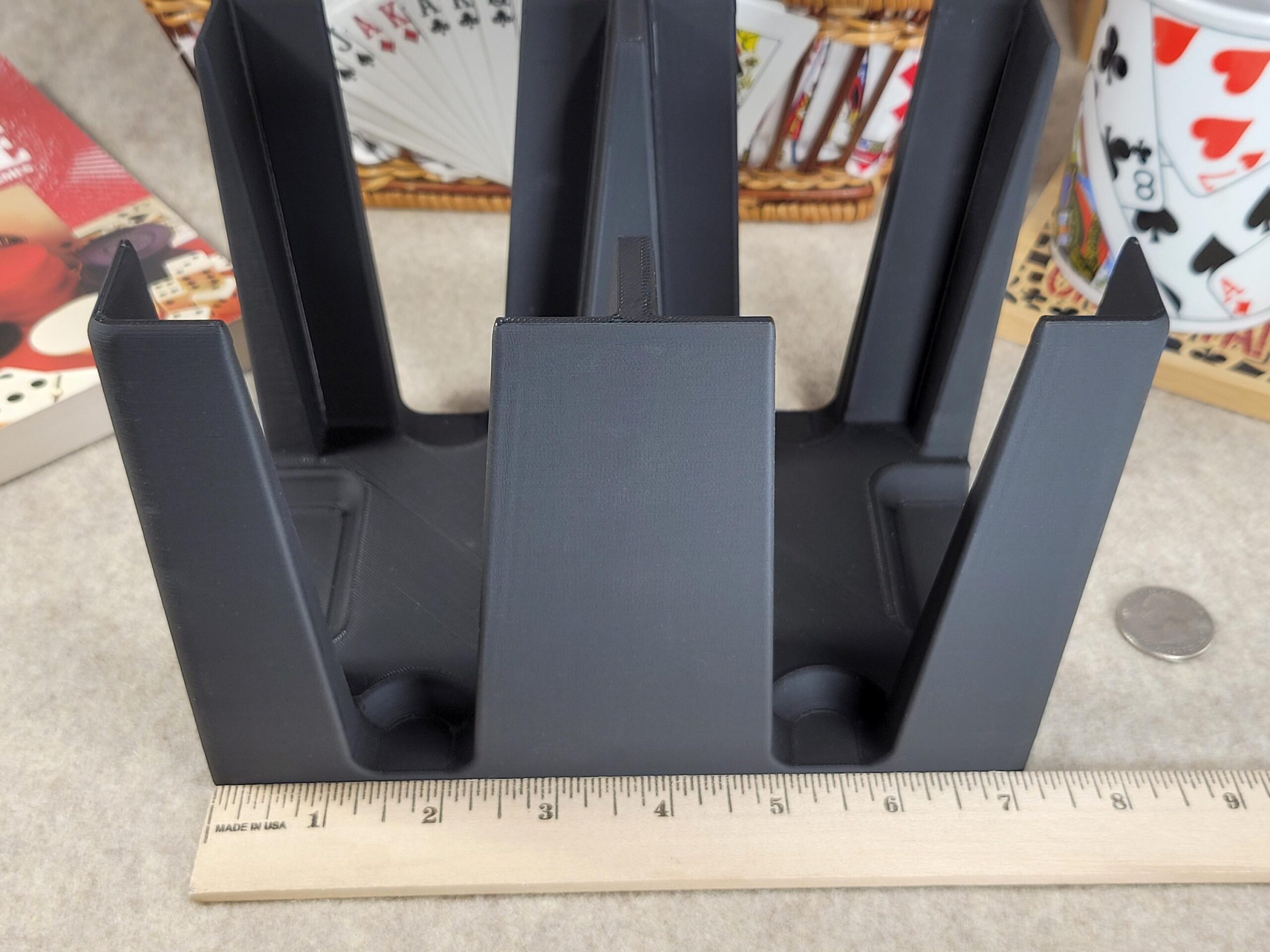 12-Deck Playing Card Tray: Canasta, Hand & Foot Card Games - Image 9