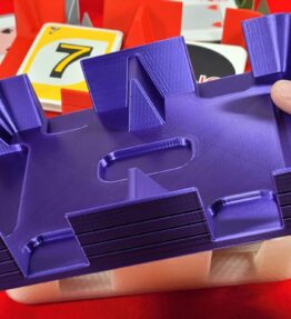 68d5aa3c8fd2079887952e6f.jpg Cool Canasta Card Tray: Plastic Clásico Brand Playing Card Caddy