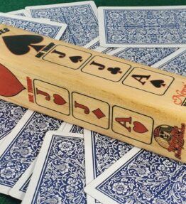 68d5aa498fd207988795352a.jpg Euchre Trump Club: Wood Card Ranking Indicator - Made in USA