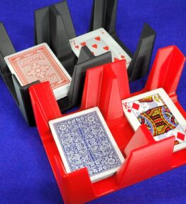 68d5aa508fd2079887953a24.jpg Six-Deck Playing Card Tray: US Made caddy keeps Draw/Discard Piles Organized