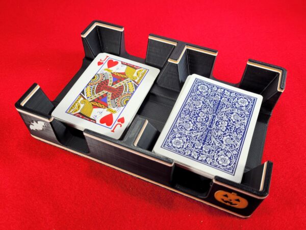 Halloween Playing Card Tray: US-Made Plastic Caddy with Felt Bottom - Image 8