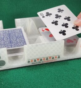 68d5aaf28fd2079887956ac4.jpg Playing Card Tray: Busting with Pips Design includes Heart, Club, Diamond, Spade - Made in USA (Crystal)