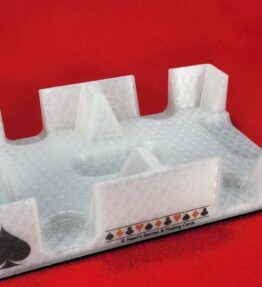 68d5aaf38fd2079887956ace.jpg Playing Card Tray: Busting with Pips Design includes Heart, Club, Diamond, Spade - Made in USA (Crystal)