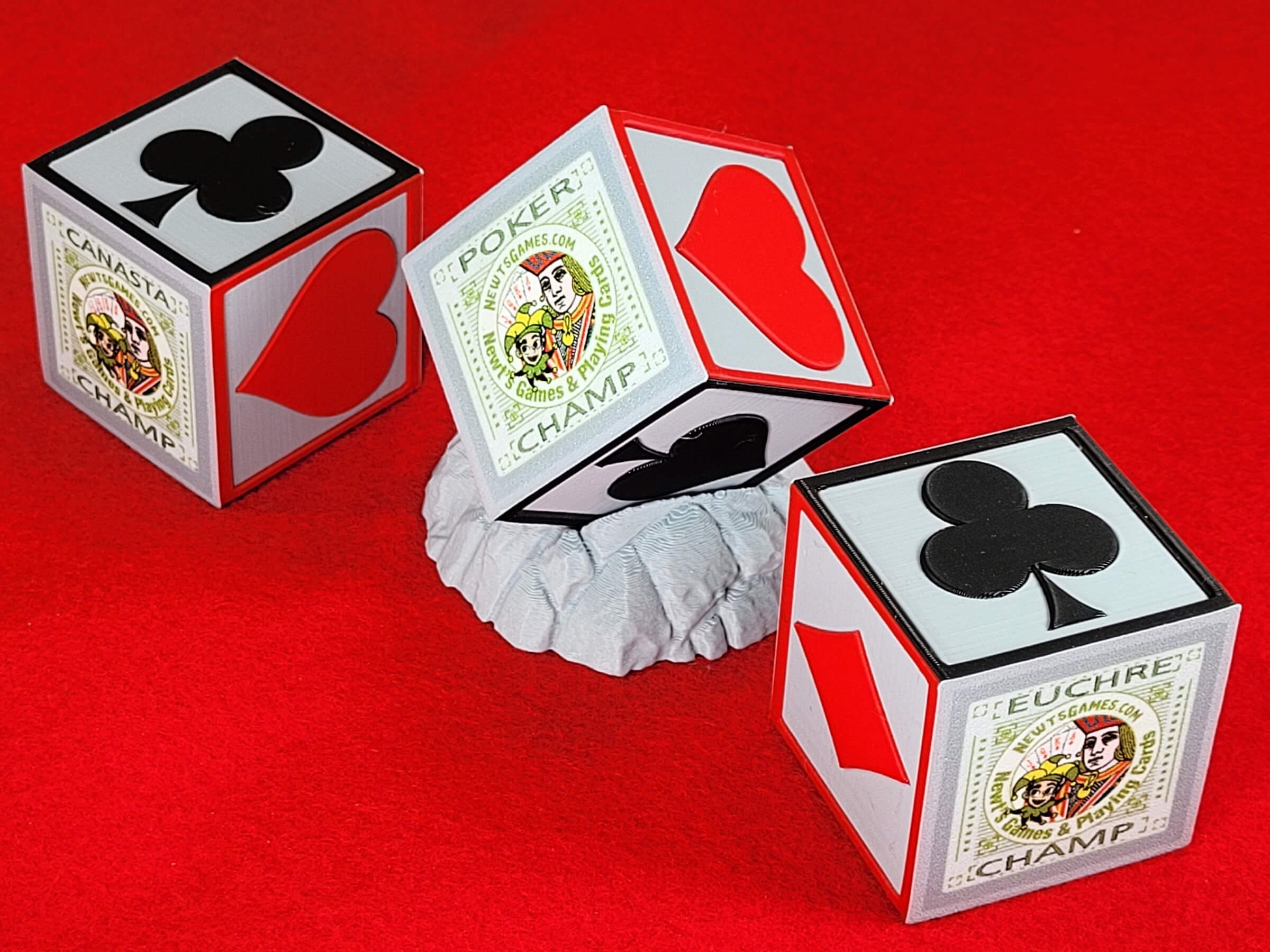 Playing Card Champ Trophy: Custom Poker, Euchre, Bridge, Canasta award with Stand - Image 2