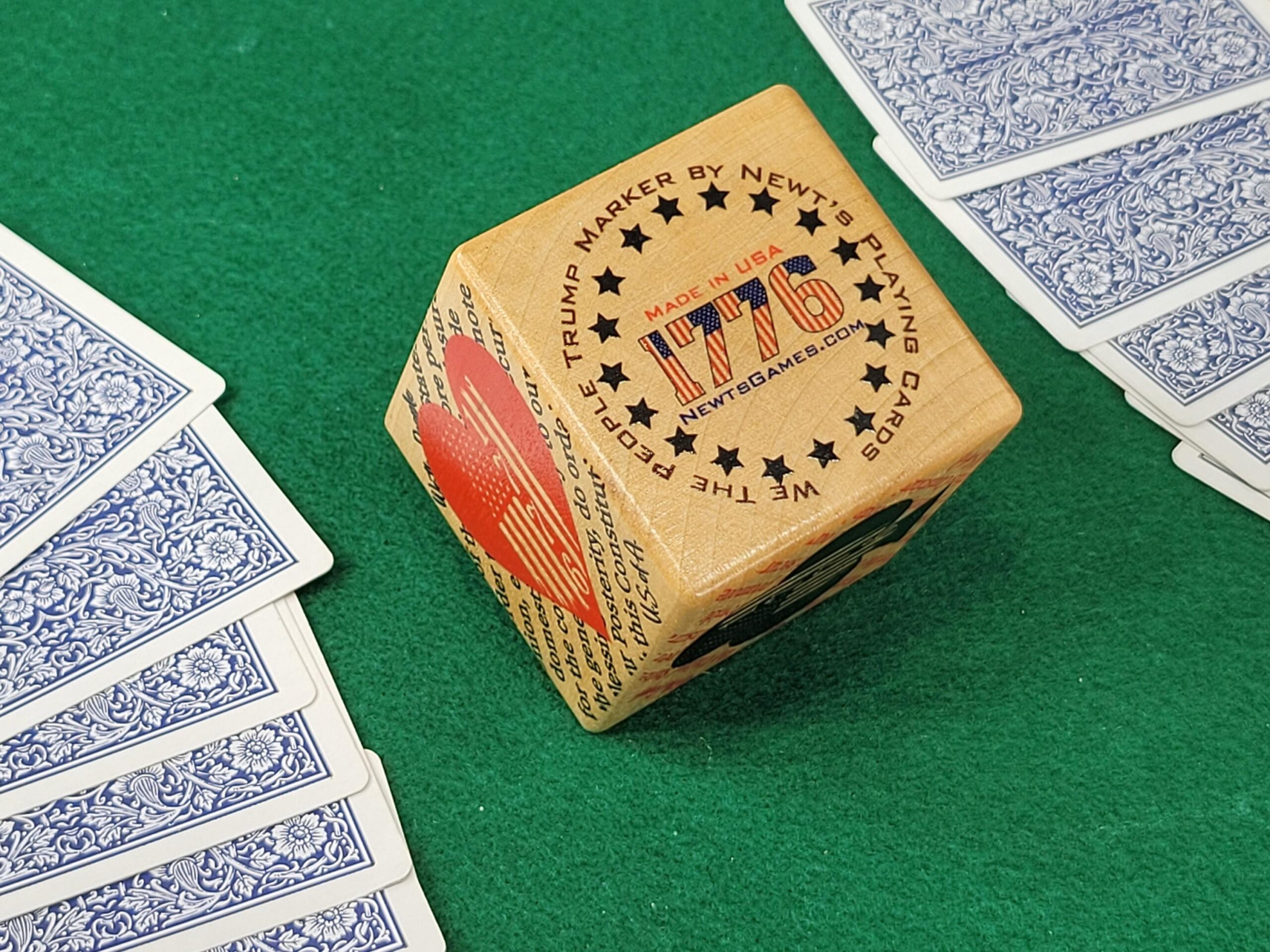 Patriotic Trump Card Game Marker: We the People Desk Decor - Image 9