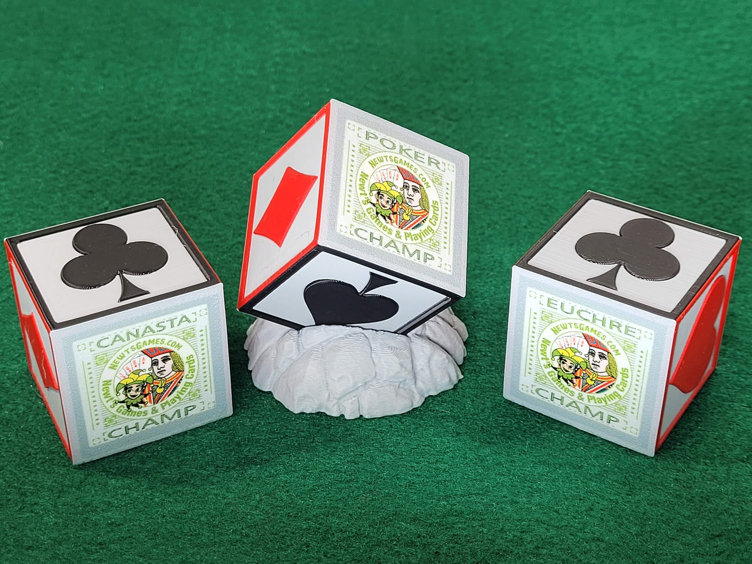 Playing Card Champ Trophy: Custom Poker, Euchre, Bridge, Canasta award with Stand - Image 4