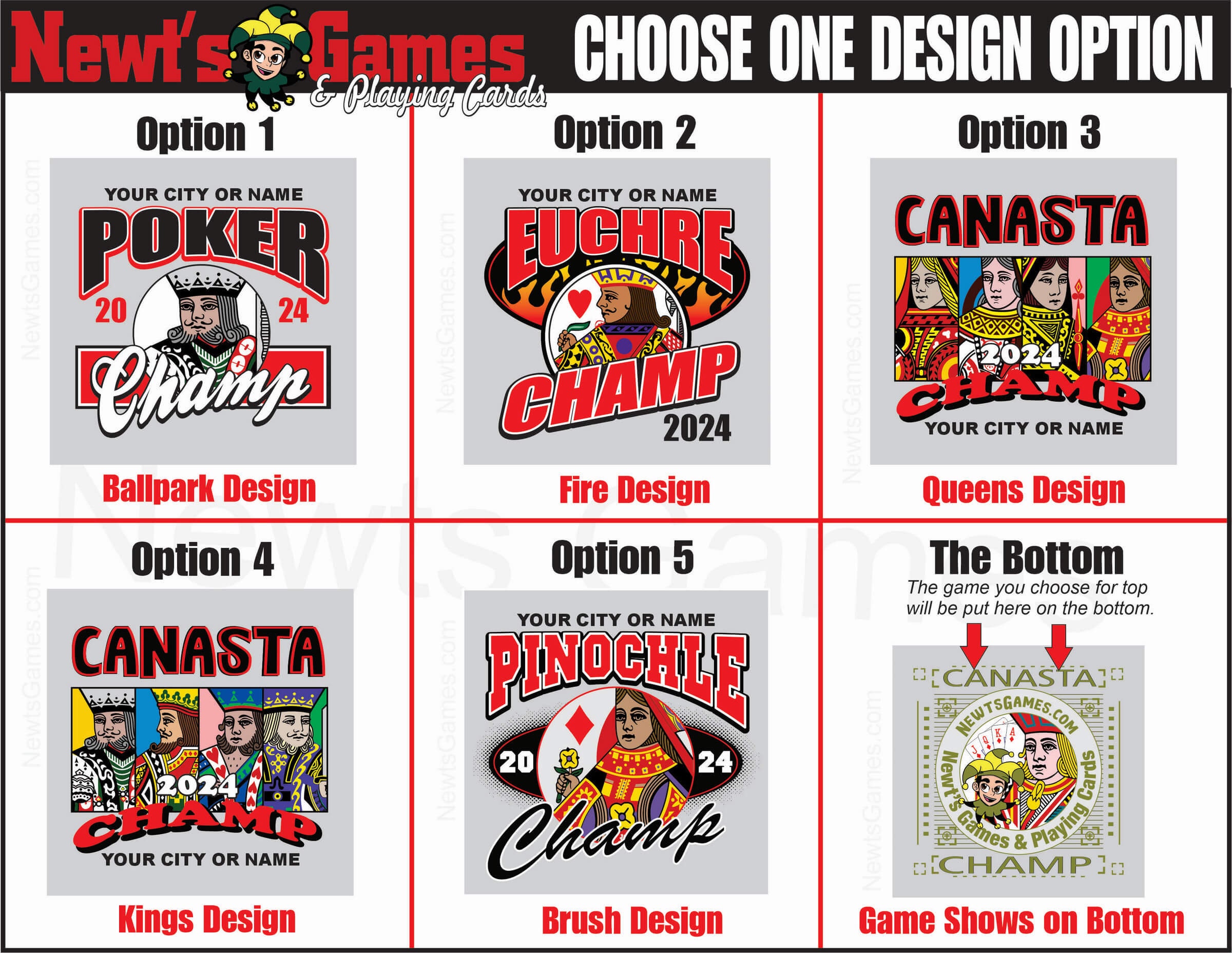 Playing Card Champ Trophy: Custom Poker, Euchre, Bridge, Canasta award with Stand - Image 10