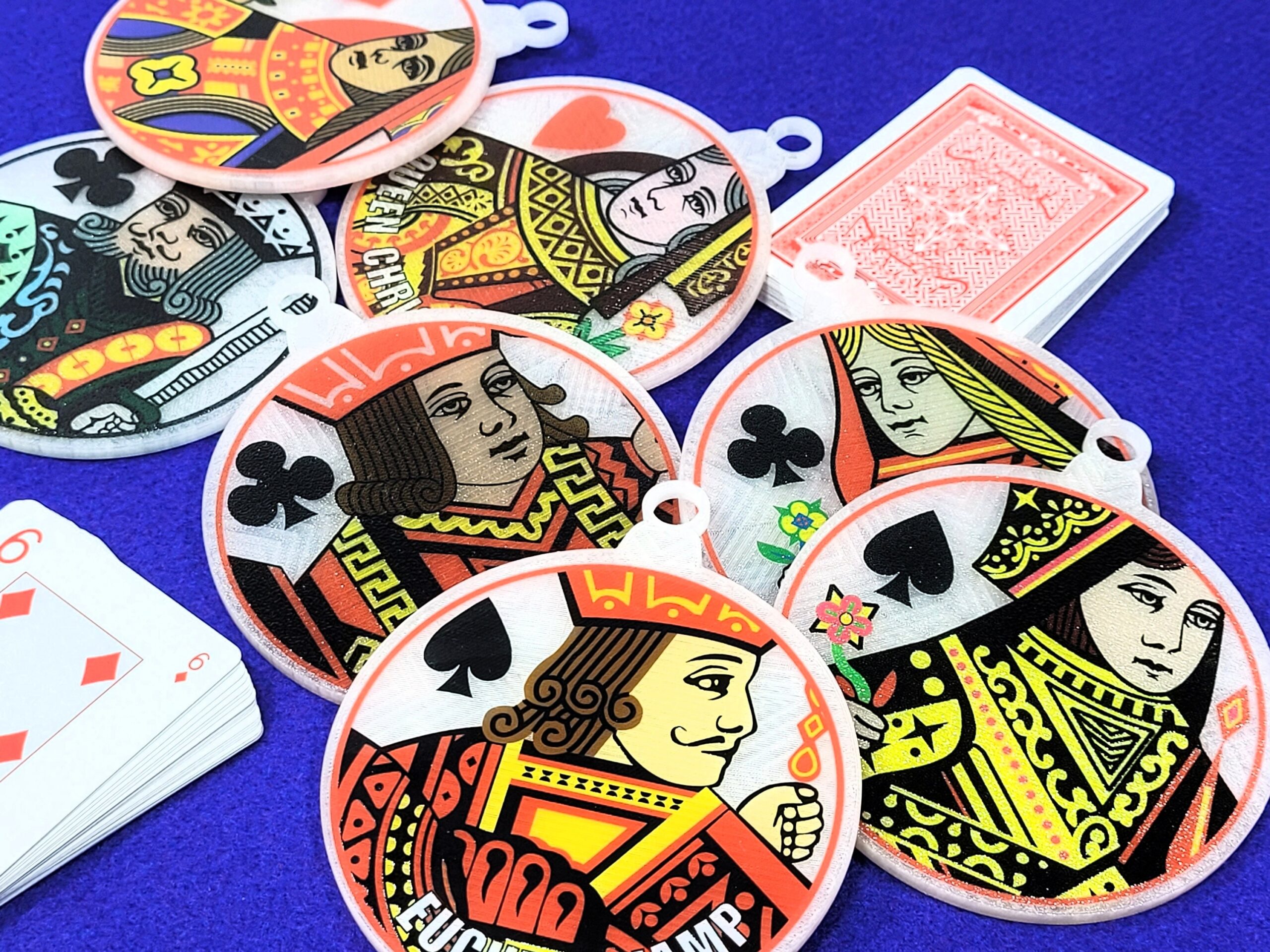 Personalized Playing Card Ornament: Custom Poker Fan Gift, Made in USA - Image 4