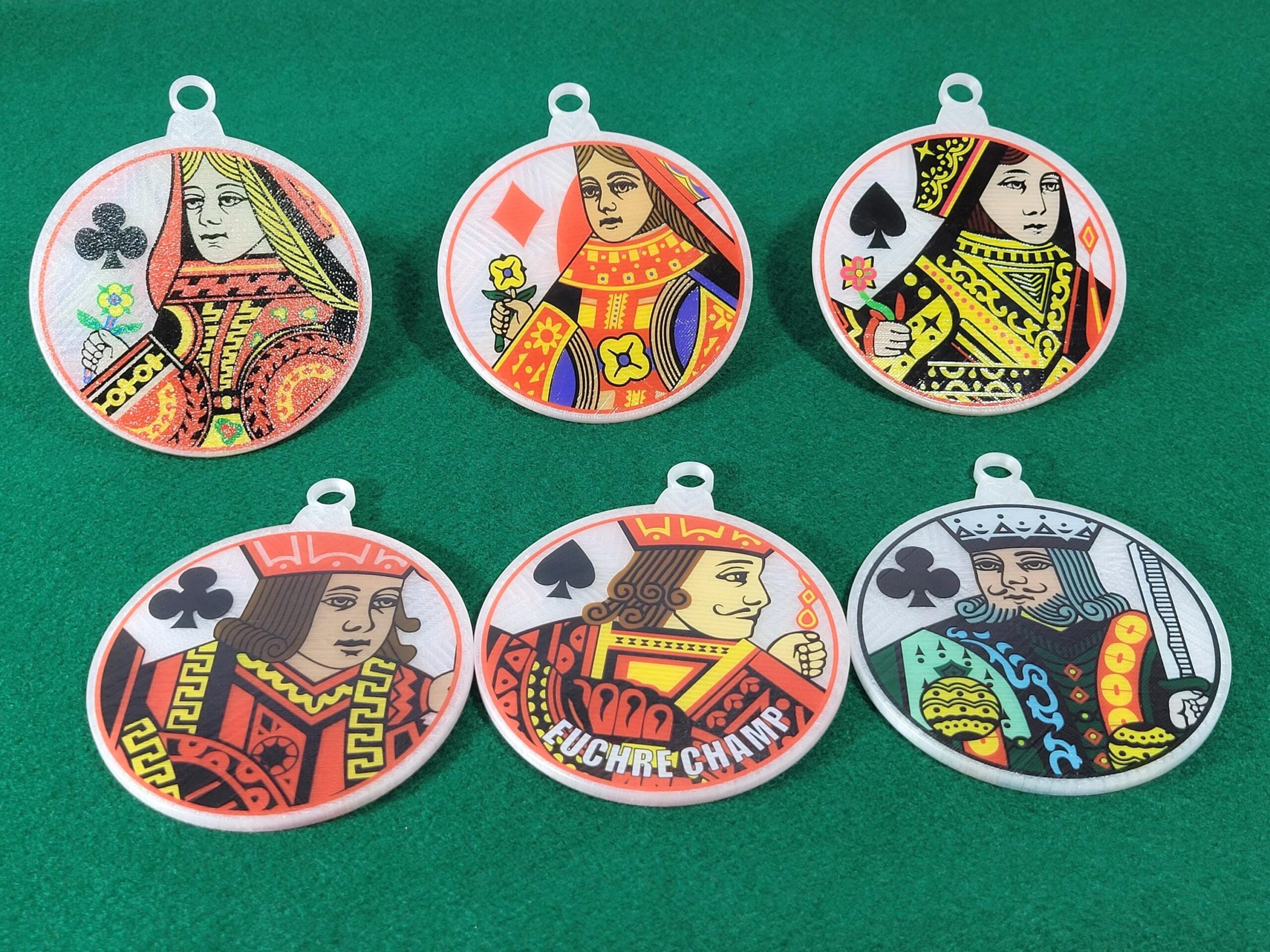 Personalized Playing Card Ornament: Custom Poker Fan Gift, Made in USA - Image 10