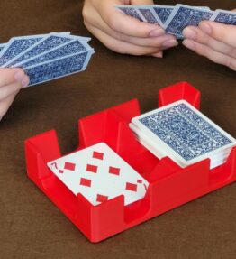 68d5ab1c8fd207988795752b.jpg Playing Card Tray: Canasta, Rummy, Skip-Bo, UNO - Made in USA