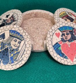 68d5ab258fd2079887957ab5.jpg Corked Royalty Coaster Set: Card Player Gift, Poker, Euchre, Bridge