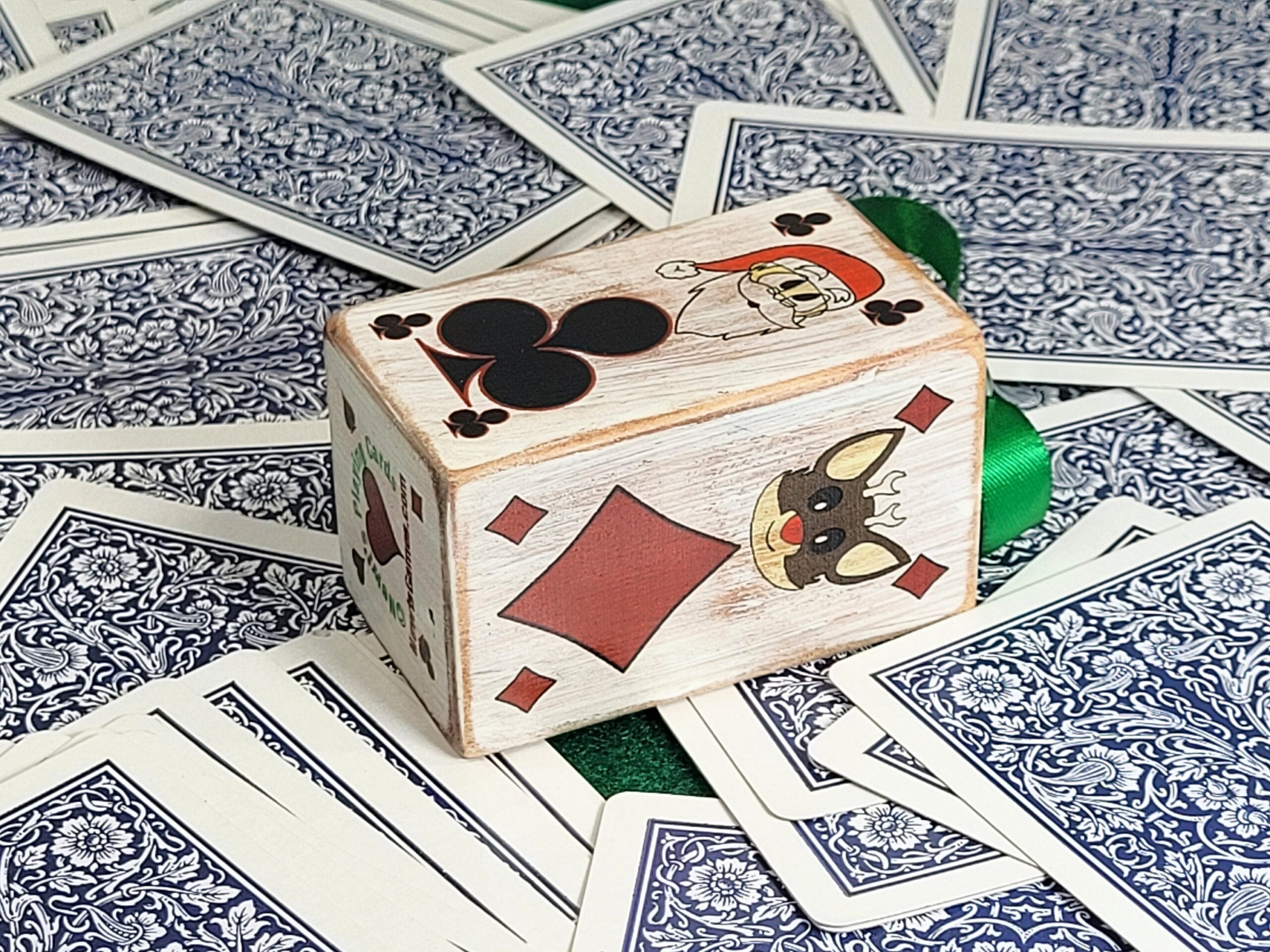 Poker Gift Topper: Card Suit Ornament for Bridge, Euchre - Image 6