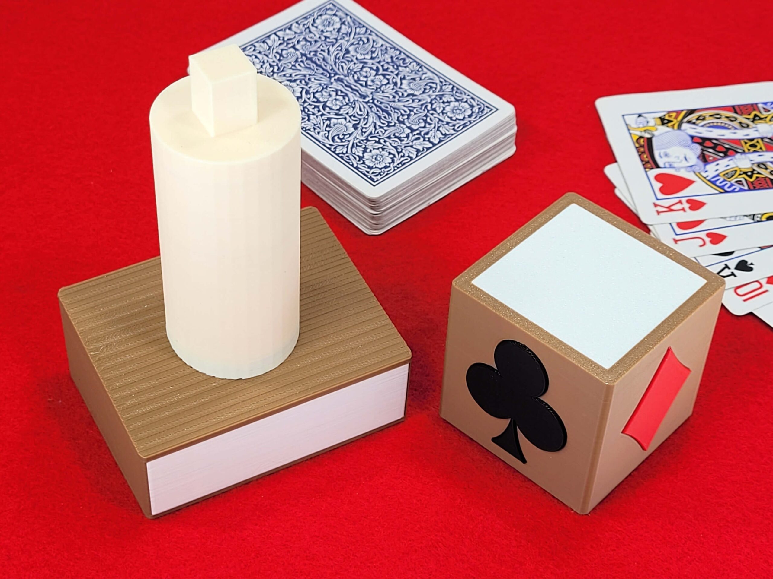 Personalized Euchre Trophy with Trump Marker - Made in USA - Image 3