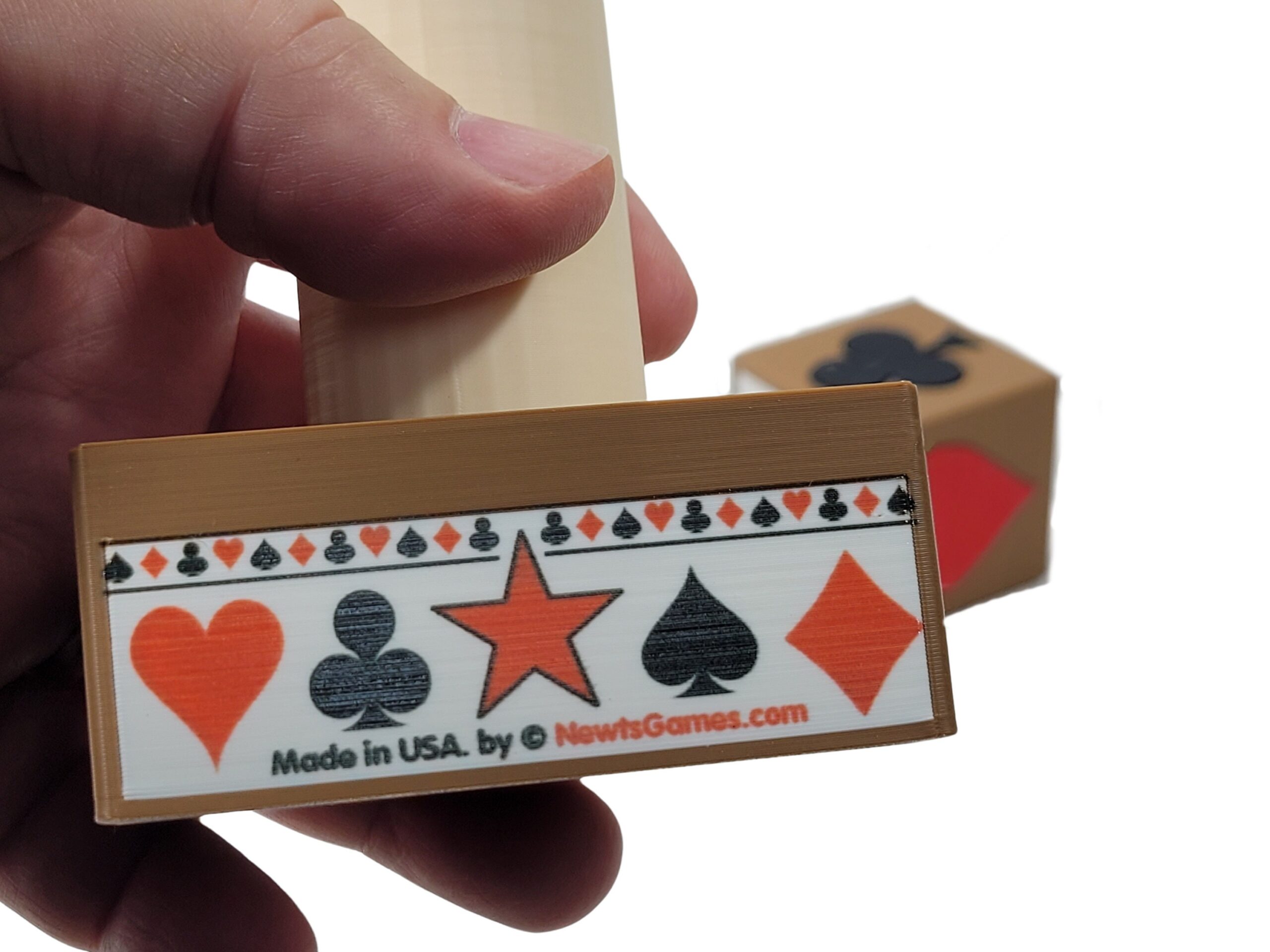 Personalized Euchre Trophy with Trump Marker - Made in USA - Image 7