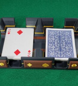 Rustic Gold or Silver Style Playing Card Tray: Add Hand Gild, or Faux Anaconda Bottom